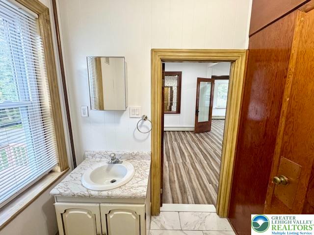 1911 Echo Road Slatington, PA 18080 - Photo 27 of 38 a bathroom with a sink and a mirror