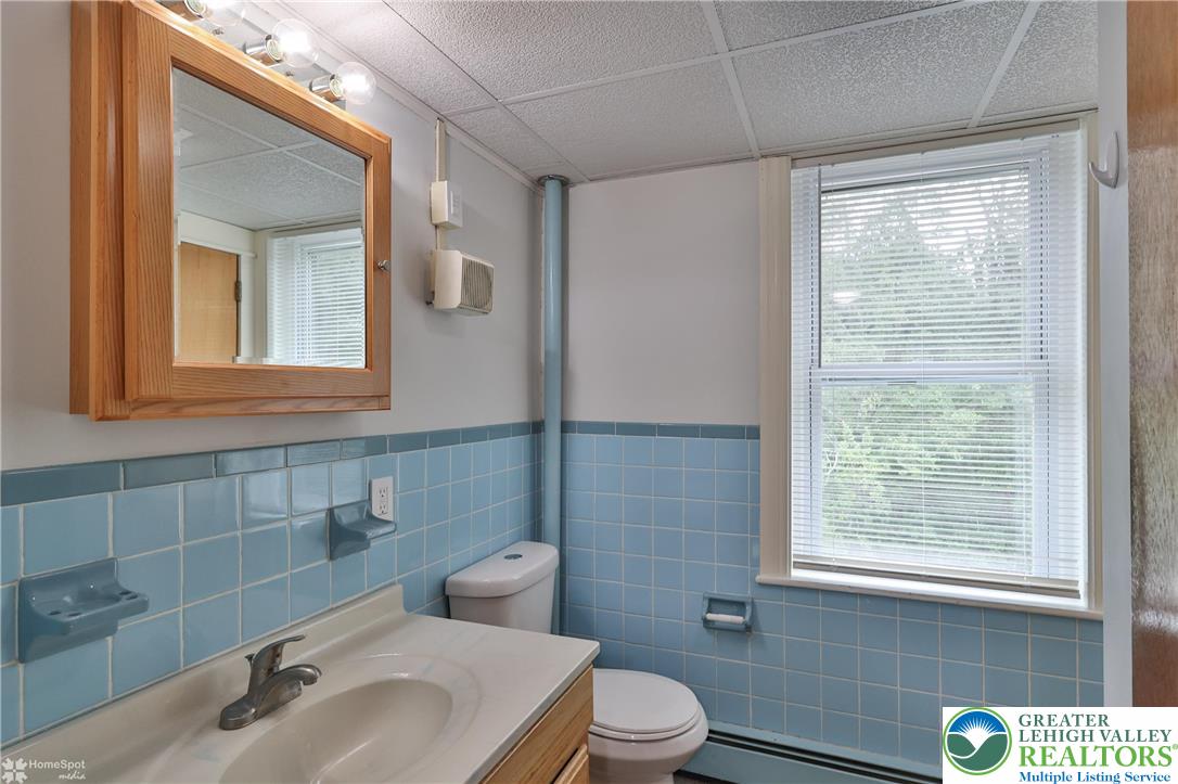 1911 Echo Road Slatington, PA 18080 - Photo 36 of 38 a bathroom with a sink a toilet and mirror