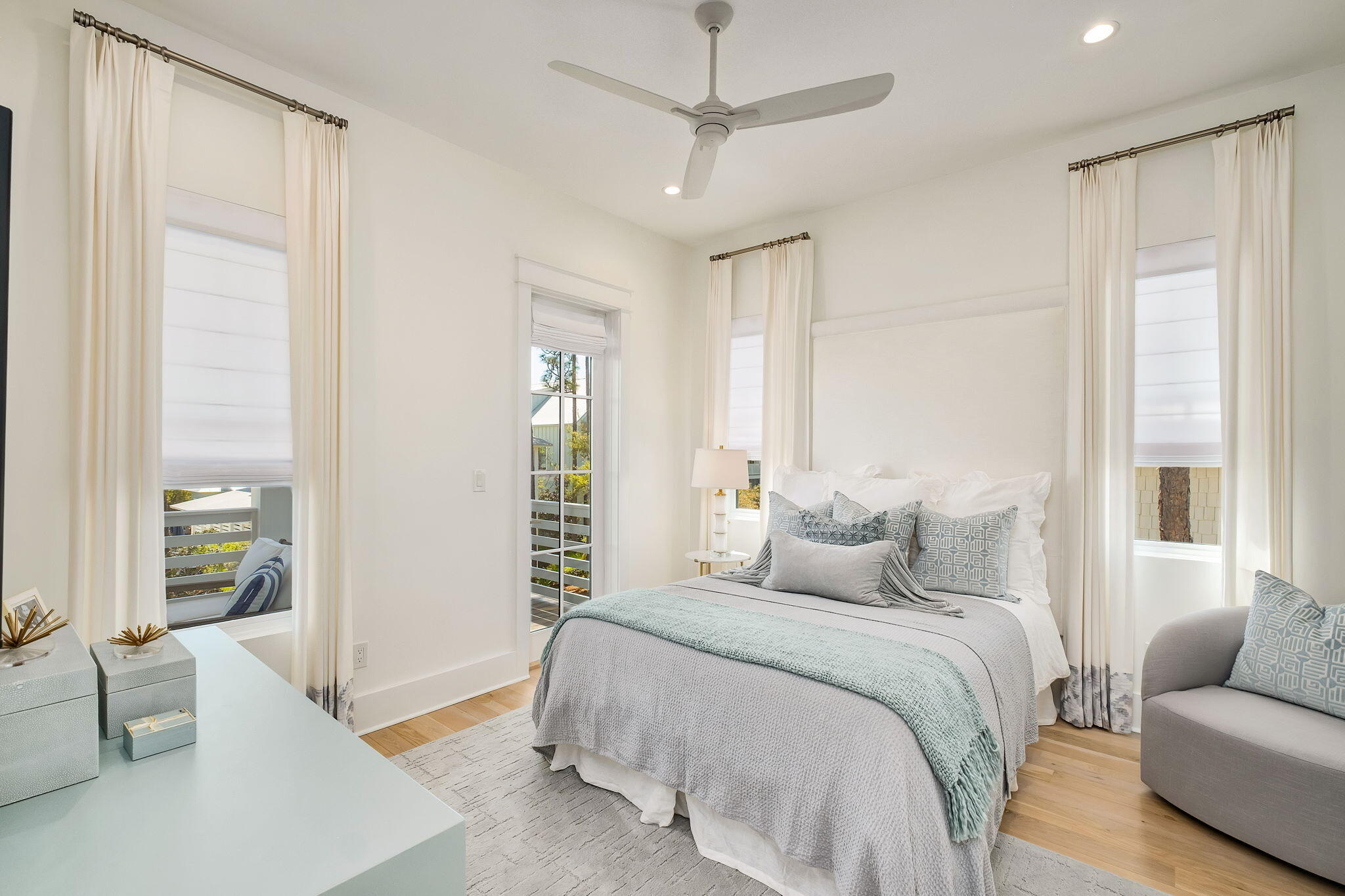 565 East Royal Fern Way Santa Rosa Beach, FL 32459 - Photo 20 of 24 a bedroom with furniture and a large window