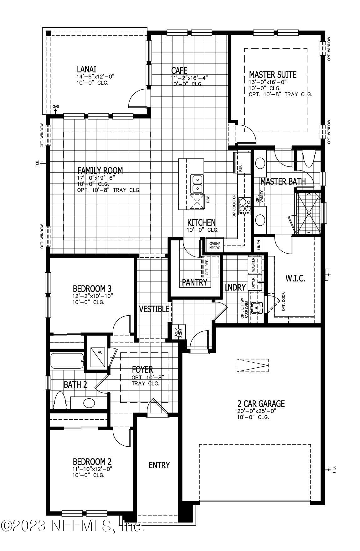 110 Amarante Lane St. Augustine, FL 32095 - Photo 39 of 39 Stokes Coastal floor plan