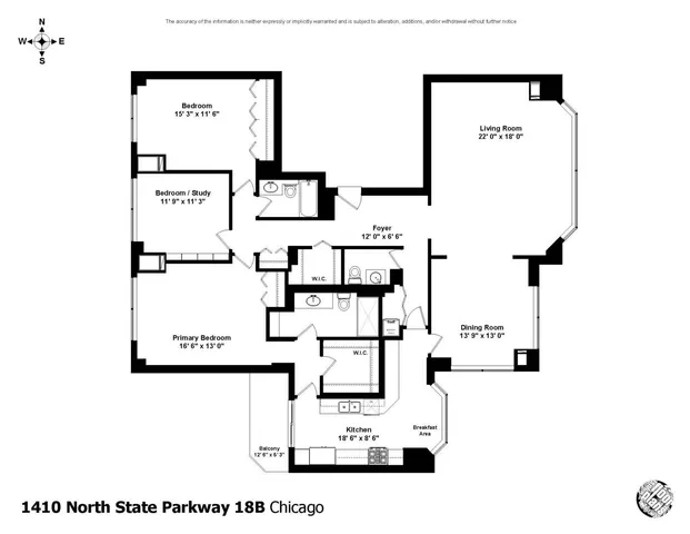 $725,000 | 1410 North State Parkway, Unit 18B, Chicago, IL 60610