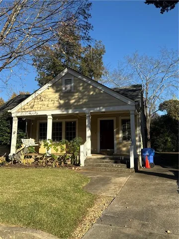 a view of a house with garden