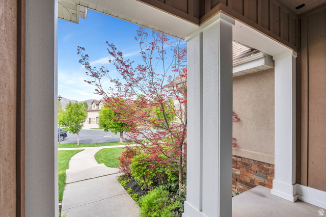 1355 West 1000 South Mapleton, UT 84664 - Photo 5 of 74 Covered porch featuring a yard