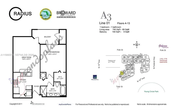 $2,200 | 1830 Radius Drive, Unit 501, Hollywood, FL 33020