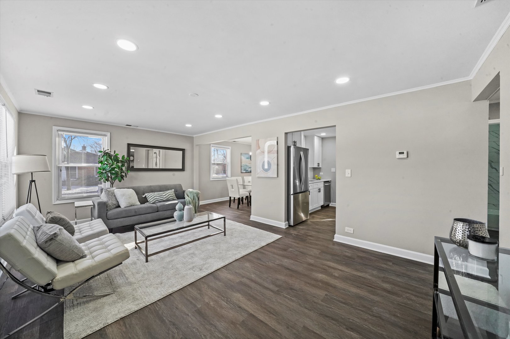 2243 Spruce Road Homewood, IL 60430 - Photo 2 of 22 a living room with furniture and wooden floor