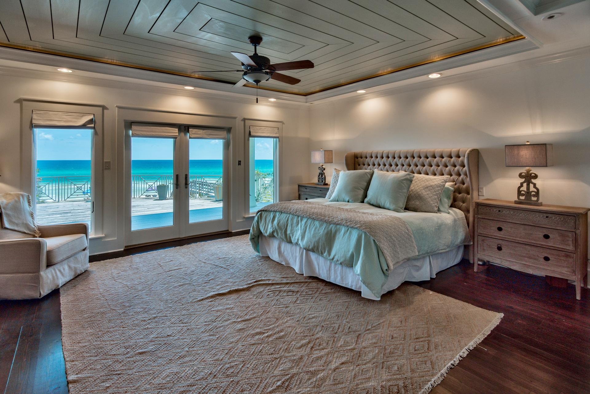 59 Auburn Drive Santa Rosa Beach, FL 32459 - Photo 29 of 71 a spacious bedroom with a large bed and a dresser