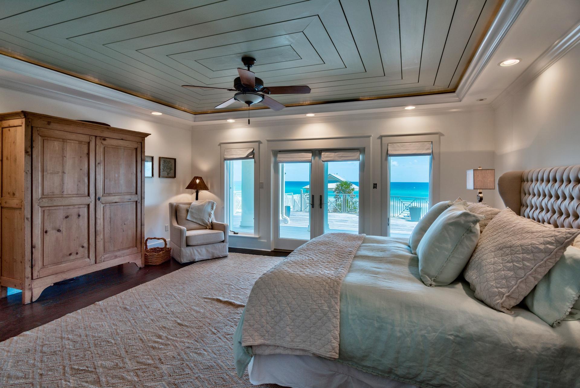 59 Auburn Drive Santa Rosa Beach, FL 32459 - Photo 30 of 71 a spacious bedroom with a bed couch and a window