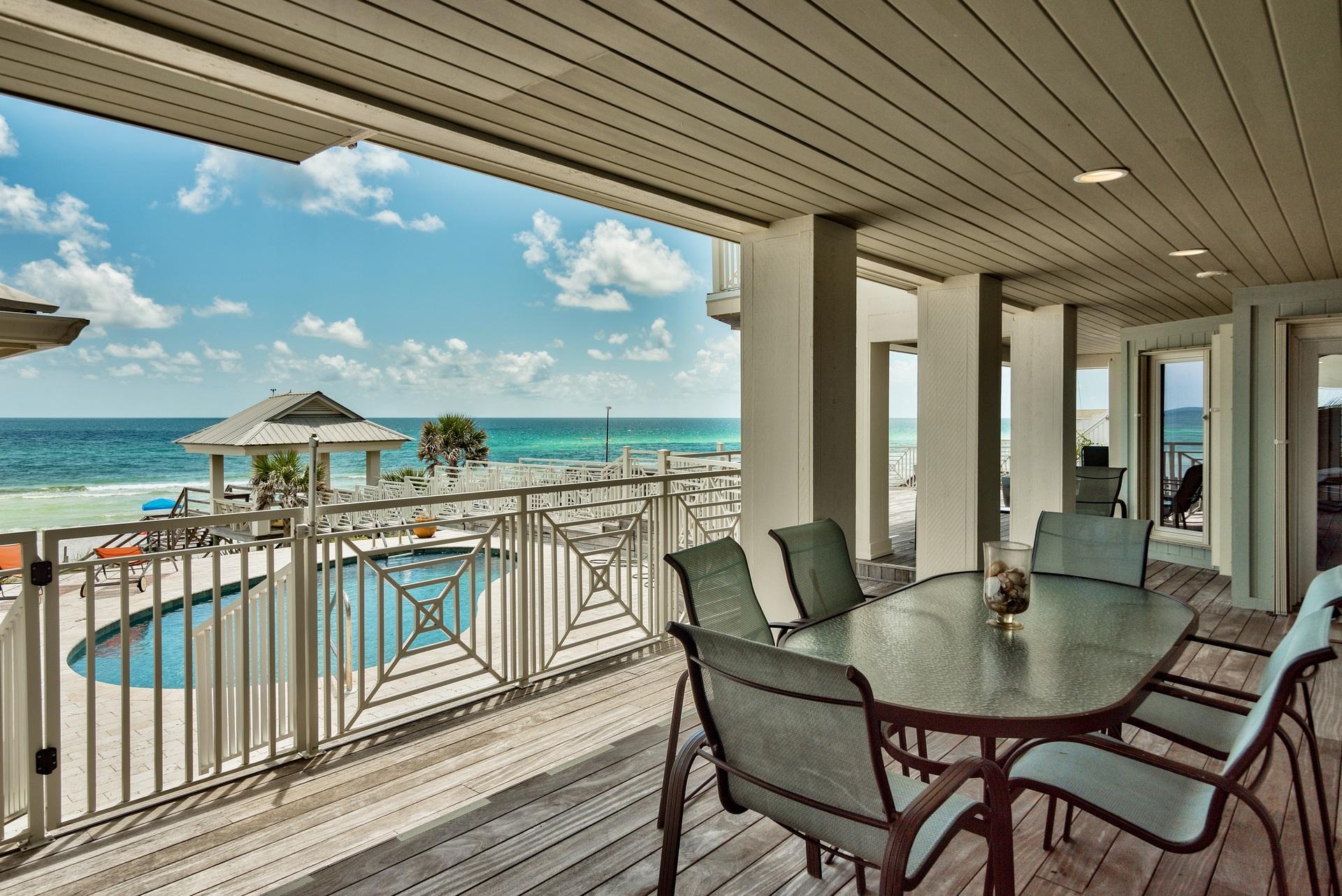 59 Auburn Drive Santa Rosa Beach, FL 32459 - Photo 67 of 71 a view of a chairs and table in the balcony