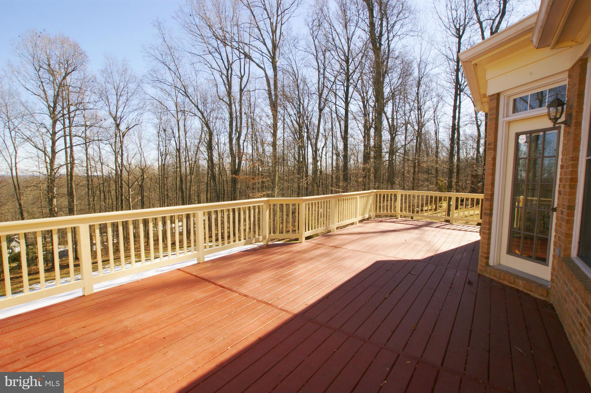 7203 Baldwin Ridge Road Warrenton, VA 20187 - Photo 29 of 30 Large Deck with Wooded Views