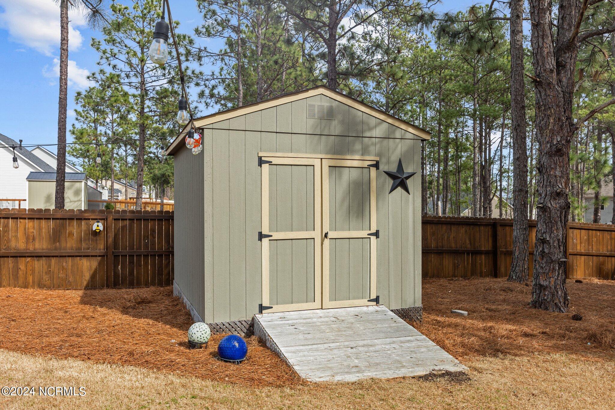 4055 Irwin Drive Aberdeen, NC 28315 - Photo 27 of 32 Large Back Yard with Storage Shed