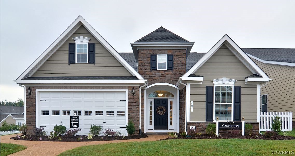 13125 Rodington Court Midlothian, VA 23113 - Photo 1 of 2 front view of a house with a yard