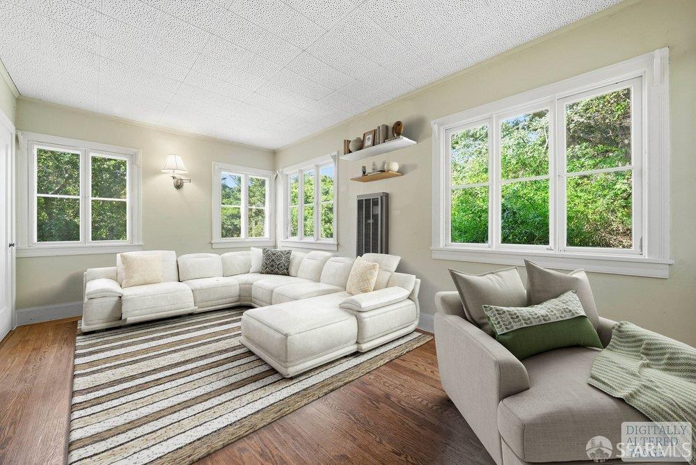 451 Vincente Avenue Berkeley, CA 94707 - Photo 28 of 66 a living room with furniture and a large window