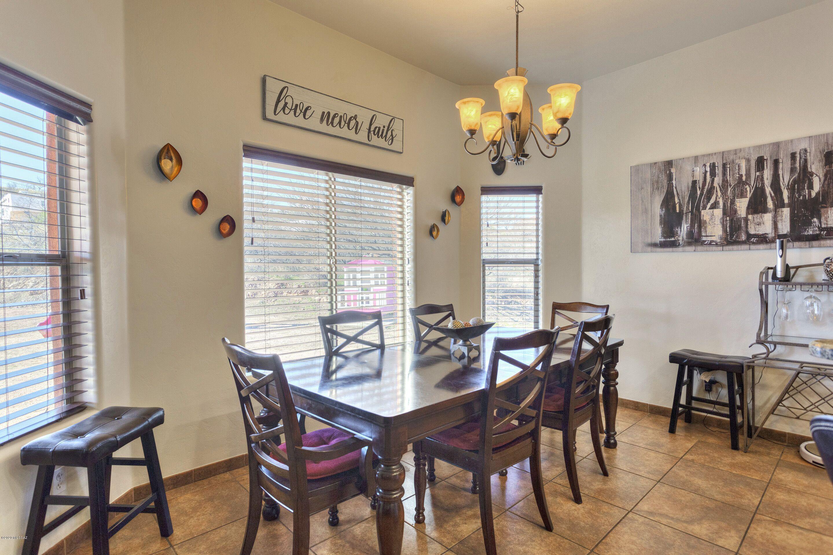 928 Paseo Cieneguita Rio Rico, AZ 85648 - Photo 9 of 27 a dining room with furniture and window