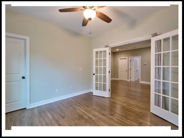 a view interior of a house with wooden floor