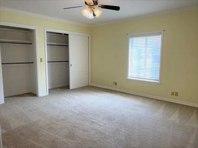 a view of an front door