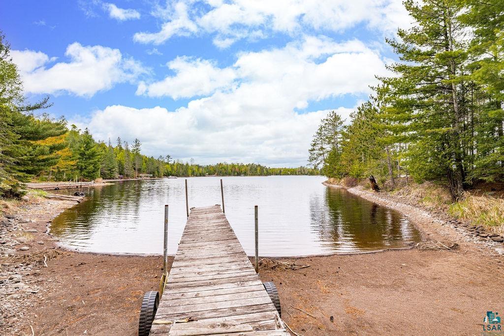 4015 East Van Road Duluth, MN 55803 - Photo 23 of 31 Dock area with a water view and a wooded view