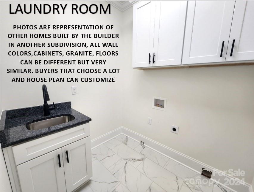 0 Wilson Court, Unit 12 Vale, NC 28168 - Photo 19 of 21 a kitchen with white cabinets and sink