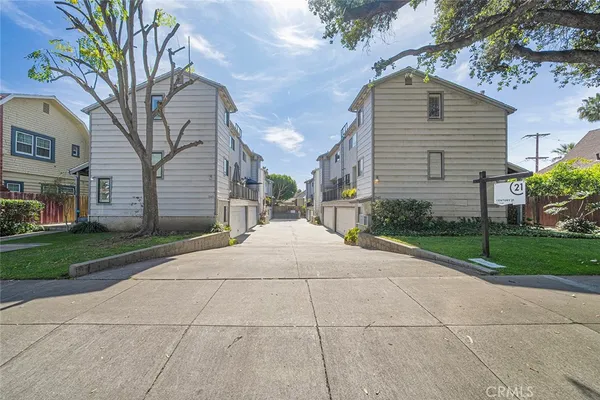a view of a house with a outdoor space