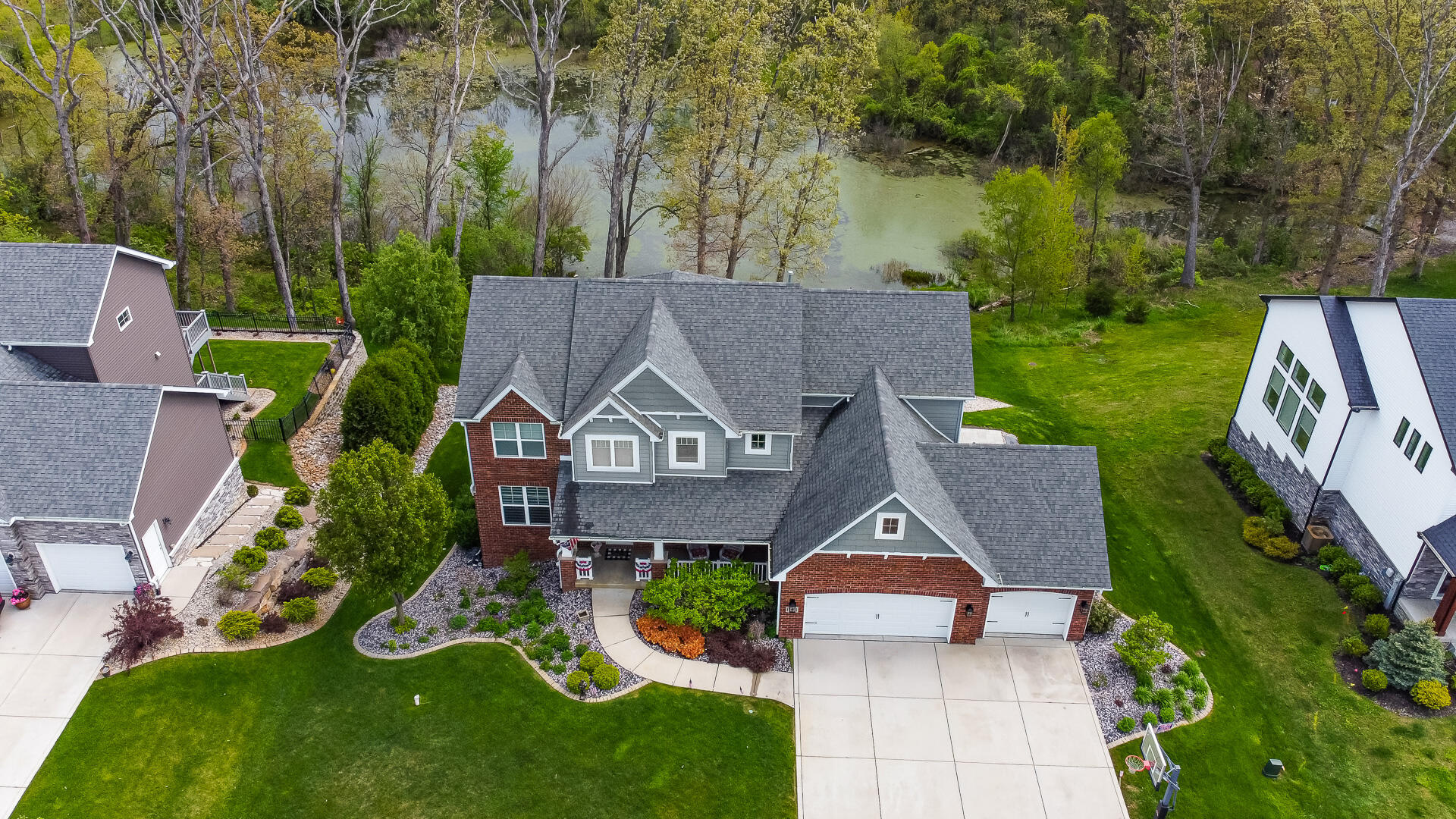 12871 Baker Court Crown Point, IN 46307 - Photo 2 of 50 an aerial view of a house