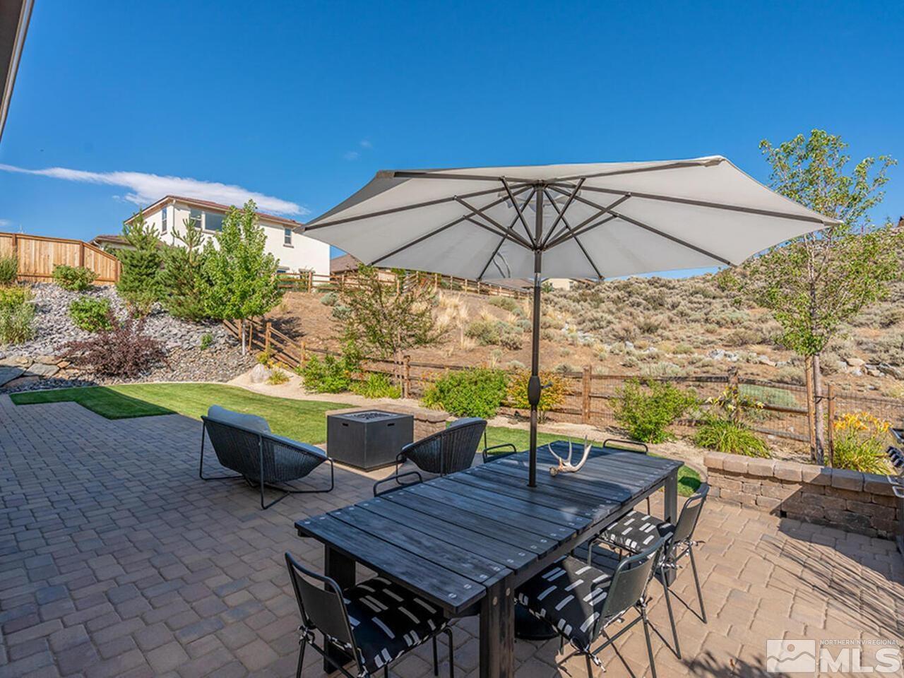 1770 Scott Valley Road Reno, NV 89523 - Photo 24 of 29 a view of house with backyard outdoor seating space and swimming pool
