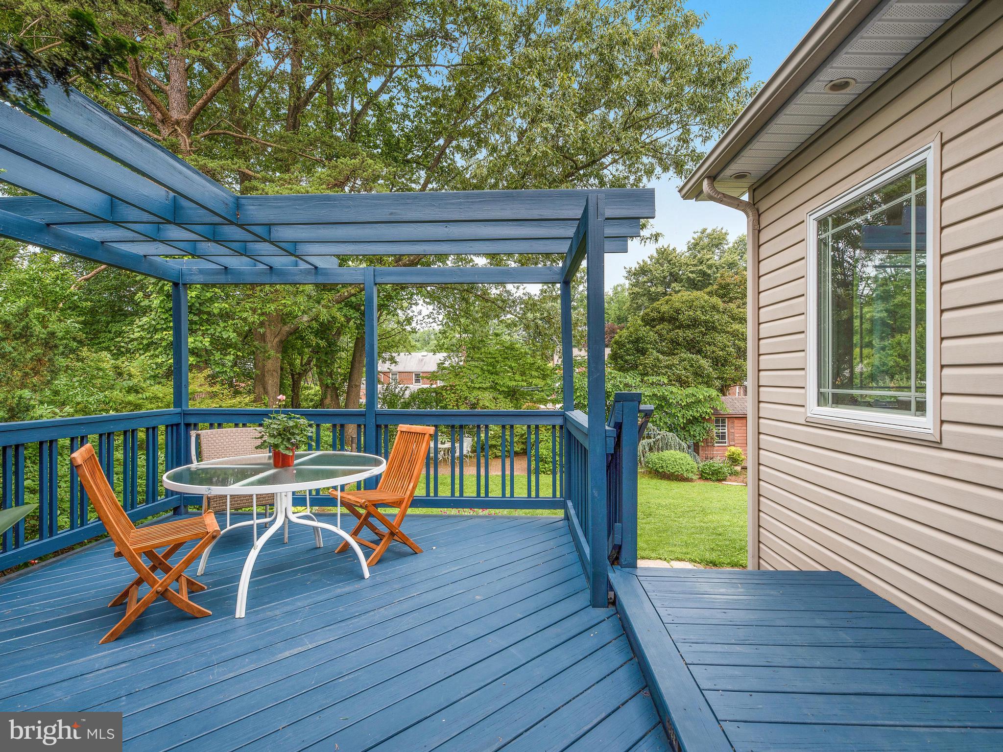 10004 Sidney Road Silver Spring, MD 20901 - Photo 30 of 56 Deck with view to landscaped yard.