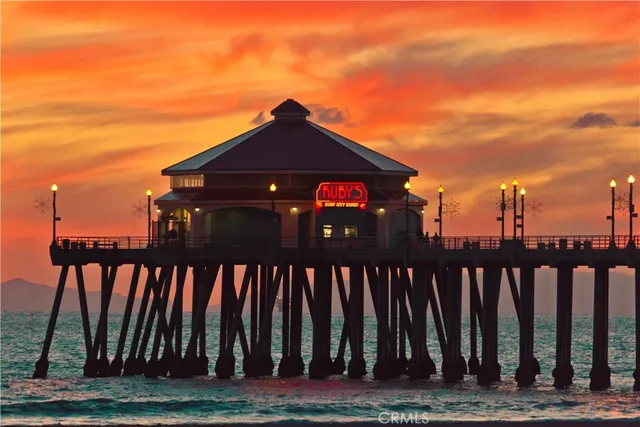 a view of street with sitting area
