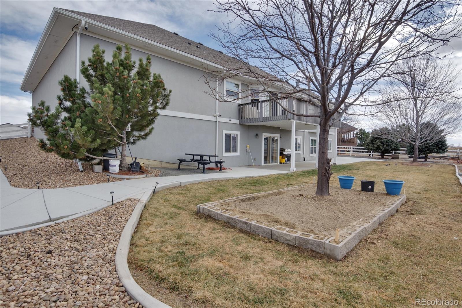 271 Corvette Circle Fort Lupton, CO 80621 - Photo 28 of 39 a view of a backyard of the house