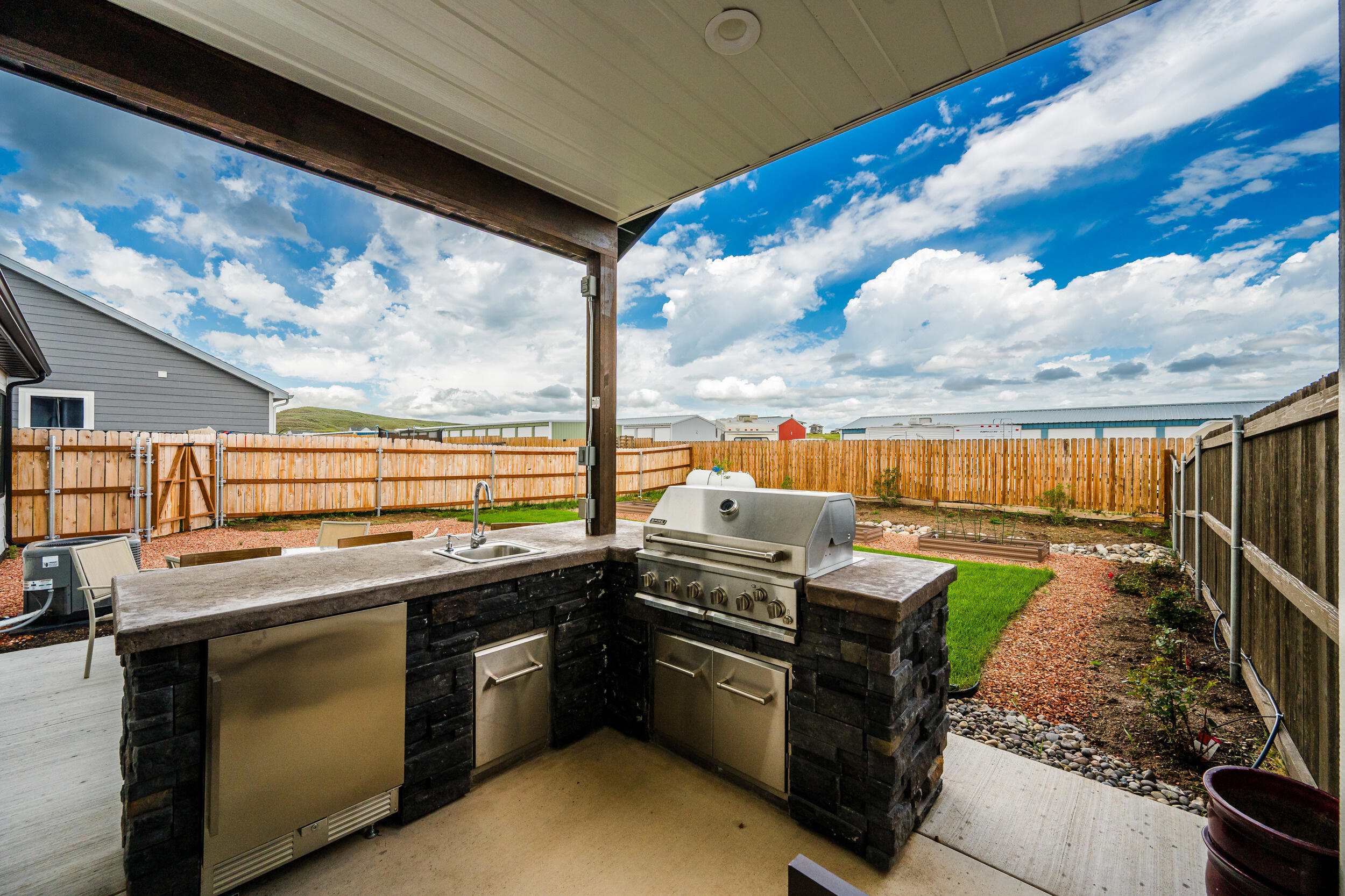 1353 Stoneridge Drive Ranchester, WY 82839 - Photo 36 of 43 built in BBQ area
