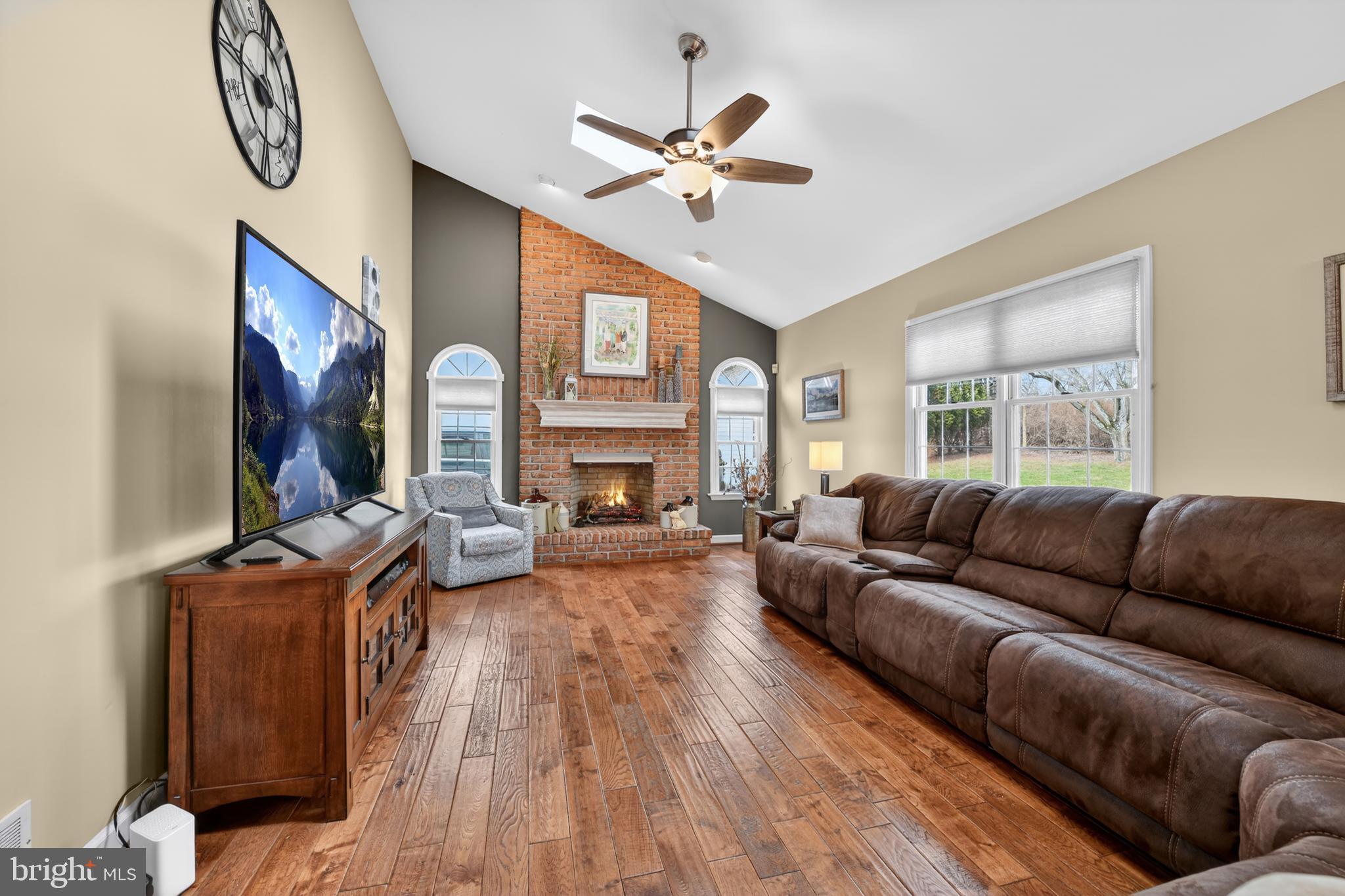 110 Pennsylvania Avenue Sinking Spring, PA 19608 - Photo 18 of 53 a living room with furniture a fireplace and a window