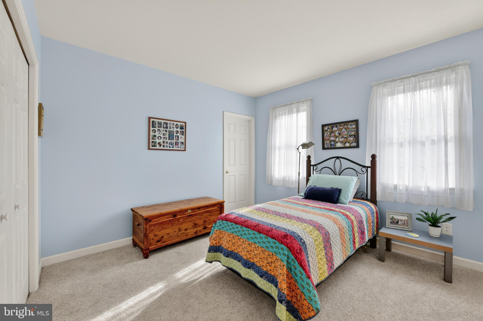 110 Pennsylvania Avenue Sinking Spring, PA 19608 - Photo 27 of 53 a bedroom with a bed lamp and a window