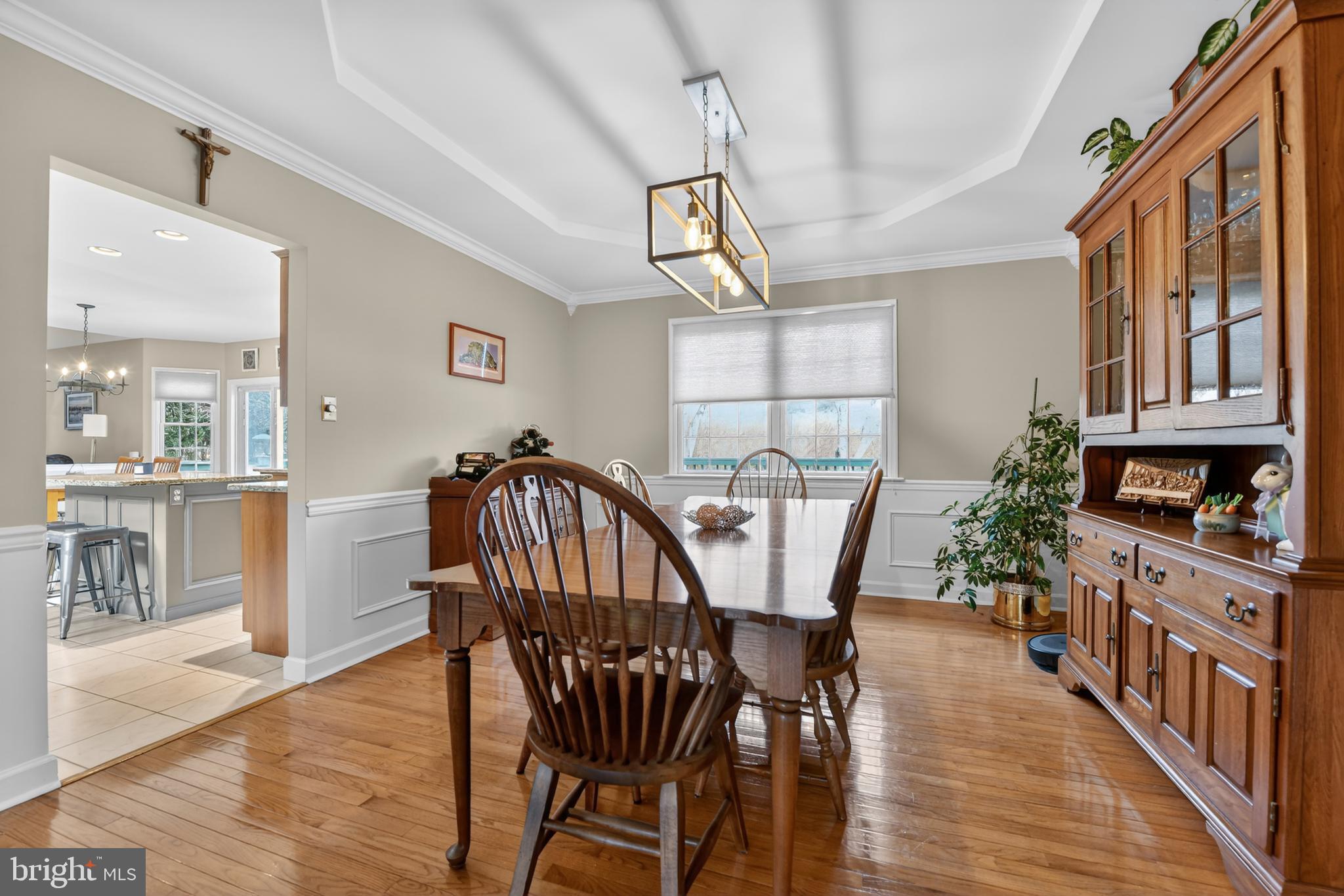 110 Pennsylvania Avenue Sinking Spring, PA 19608 - Photo 10 of 53 a view of a dining room with furniture and wooden floor