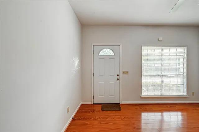 a view of an empty room with window