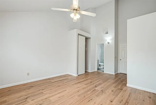 wooden floor in an empty room