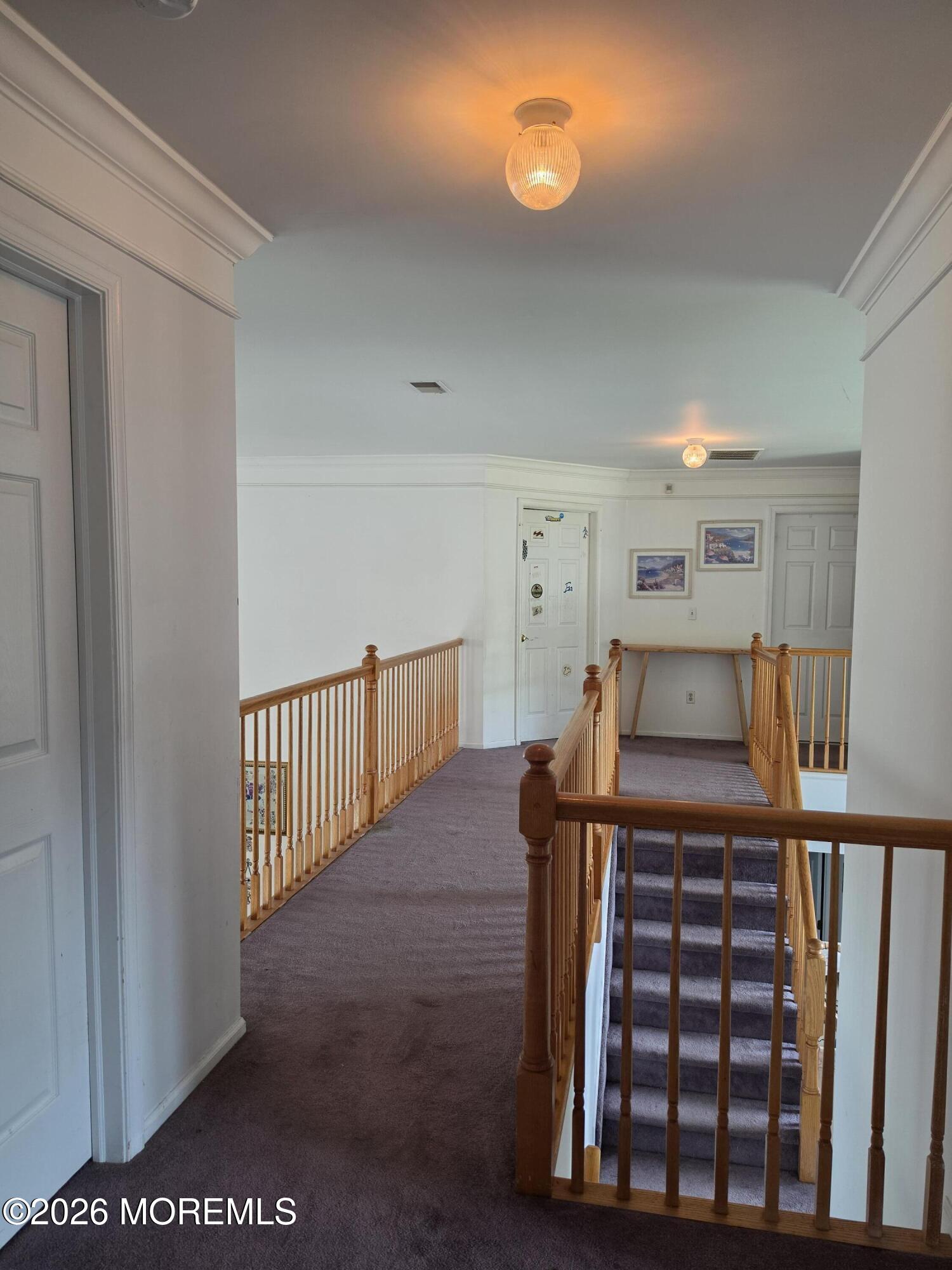 1624 Craig Road Toms River, NJ 08753 - Photo 21 of 35 Upstairs Hallway with Foyer and Great Ro