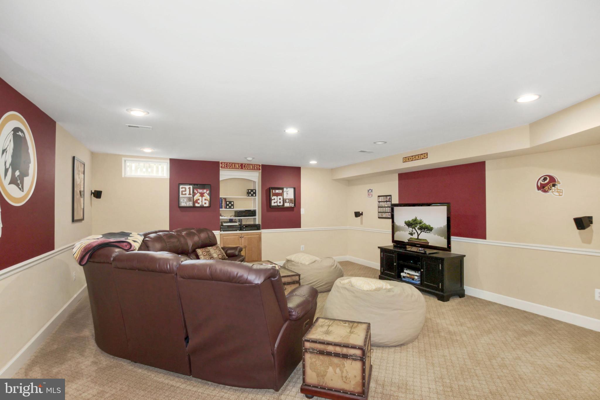 18223 Wickham Road Olney, MD 20832 - Photo 36 of 48 Theater Area - Lower Level