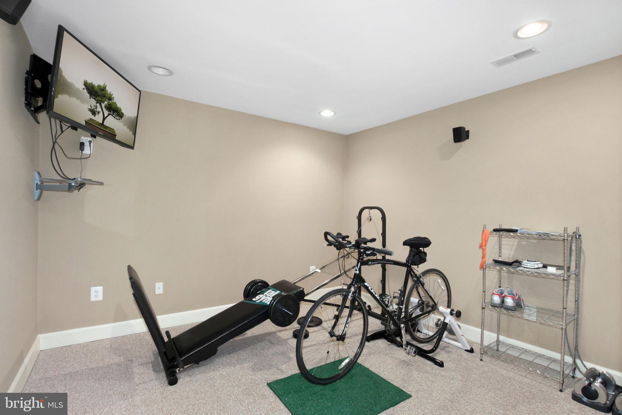 18223 Wickham Road Olney, MD 20832 - Photo 41 of 48 Media Room/Exercise Room - Lower Level