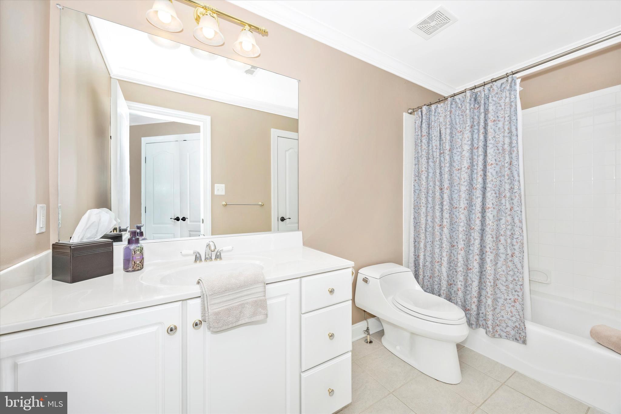 1865 Florence Road Mount Airy, MD 21771 - Photo 38 of 144 a bathroom with a sink toilet vanity and mirror