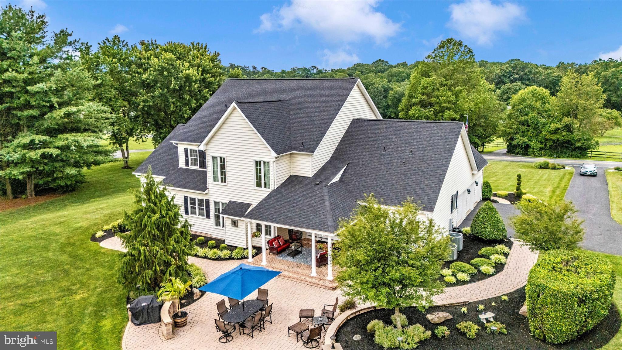 1865 Florence Road Mount Airy, MD 21771 - Photo 67 of 144 an aerial view of a house with a yard and outdoor seating