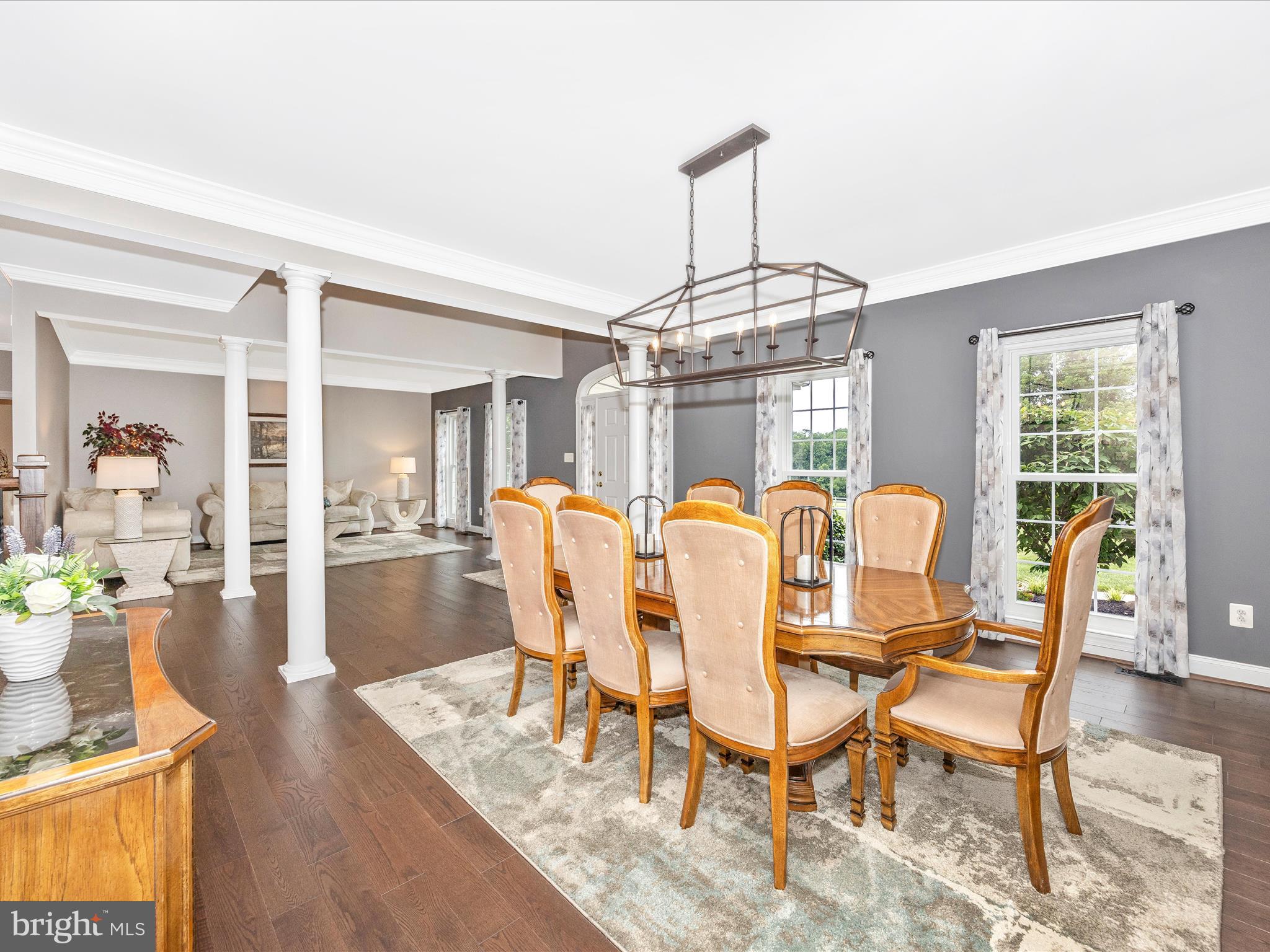 1865 Florence Road Mount Airy, MD 21771 - Photo 81 of 144 a view of a dining room with furniture window and wooden floor
