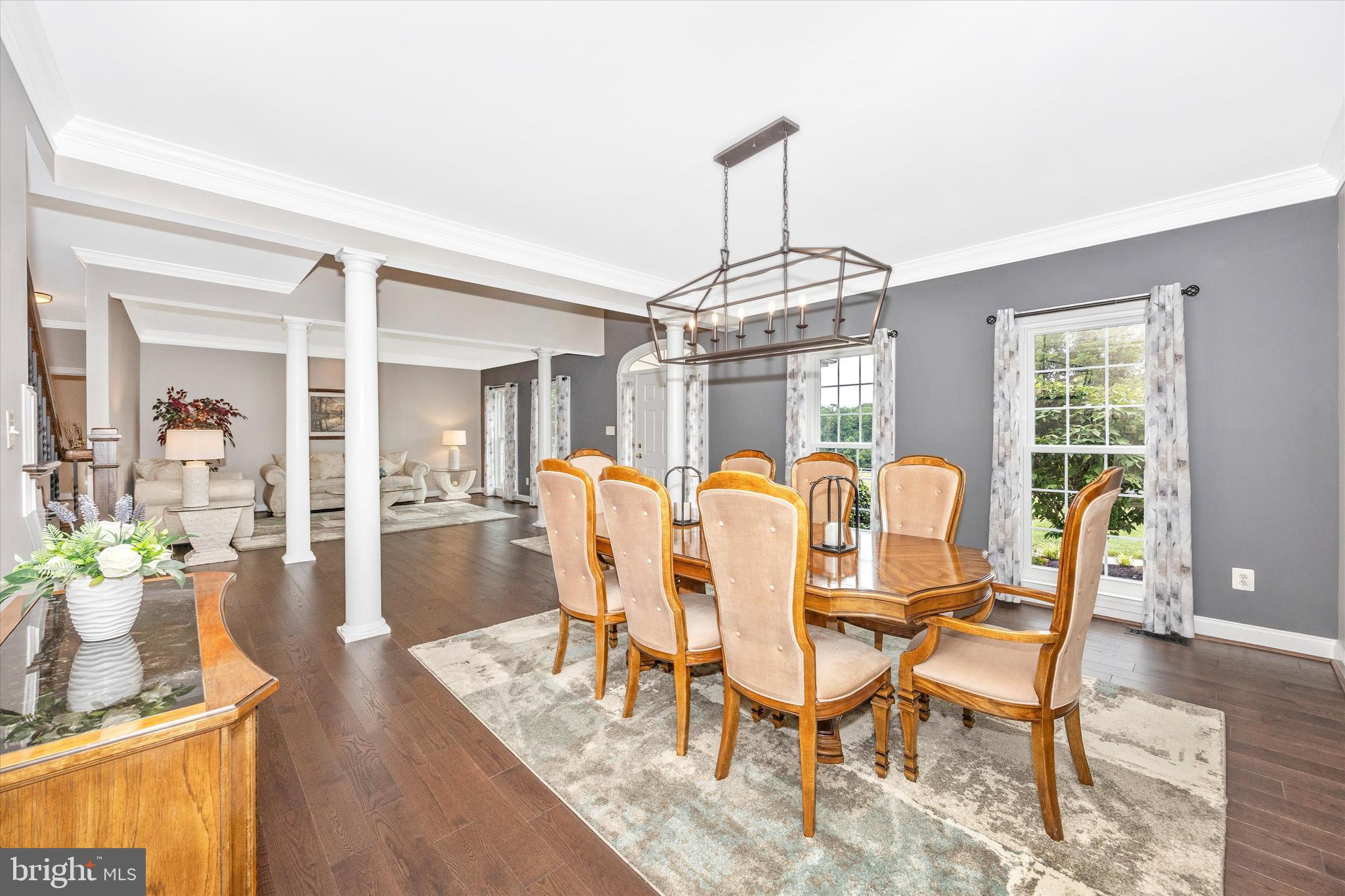 1865 Florence Road Mount Airy, MD 21771 - Photo 9 of 144 a view of a dining room with furniture window and wooden floor