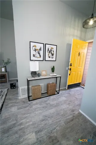 a room with toys and a table