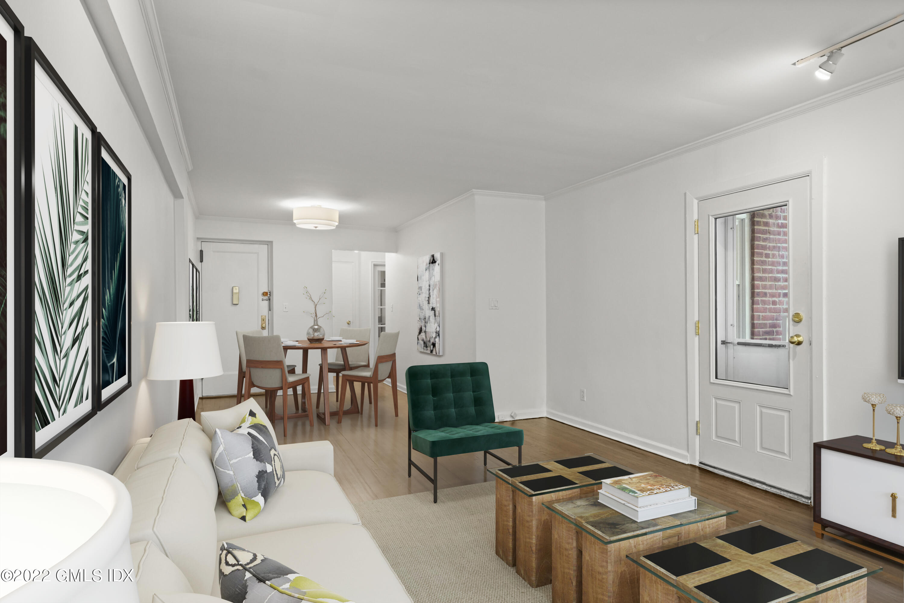 52 Lafayette Place, Unit 2H Greenwich, CT 06830 - Photo 2 of 11 a living room with furniture and a window