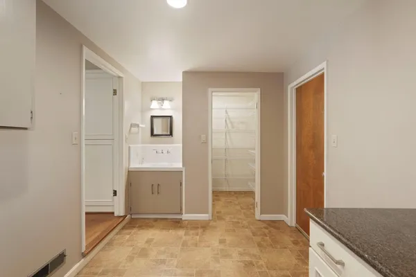a view of a storage & utility room