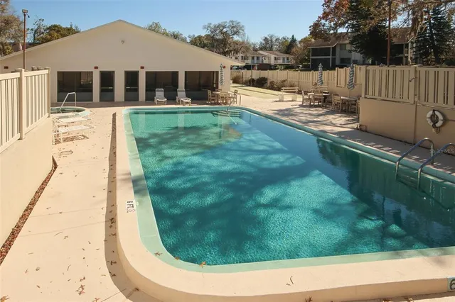a view of a house with a tub