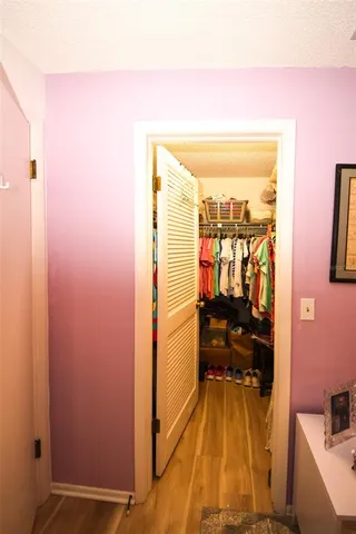 a bathroom with a tub