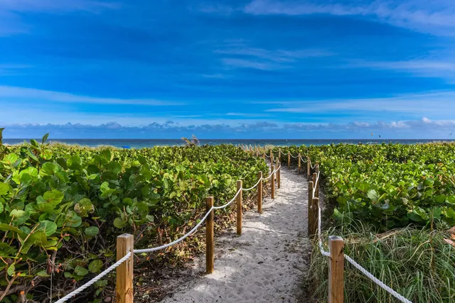 a view of ocean from a balcony