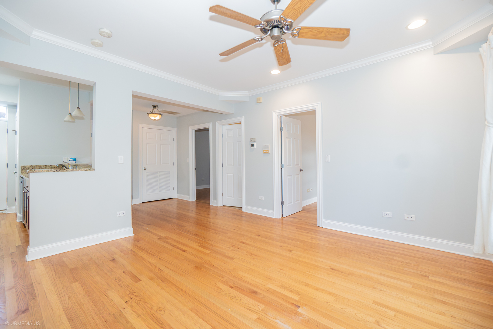 2608 West Leland Avenue, Unit 3 Chicago, IL 60625 - Photo 11 of 20 a view of an empty room and wooden floor