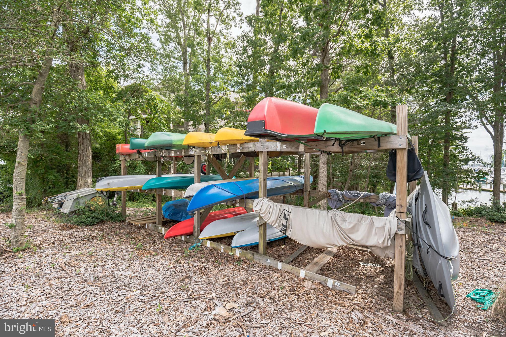 134 Square Rigger Way, Unit 134 Solomons, MD 20688 - Photo 29 of 32 Solomons Landing Kayak Storage
