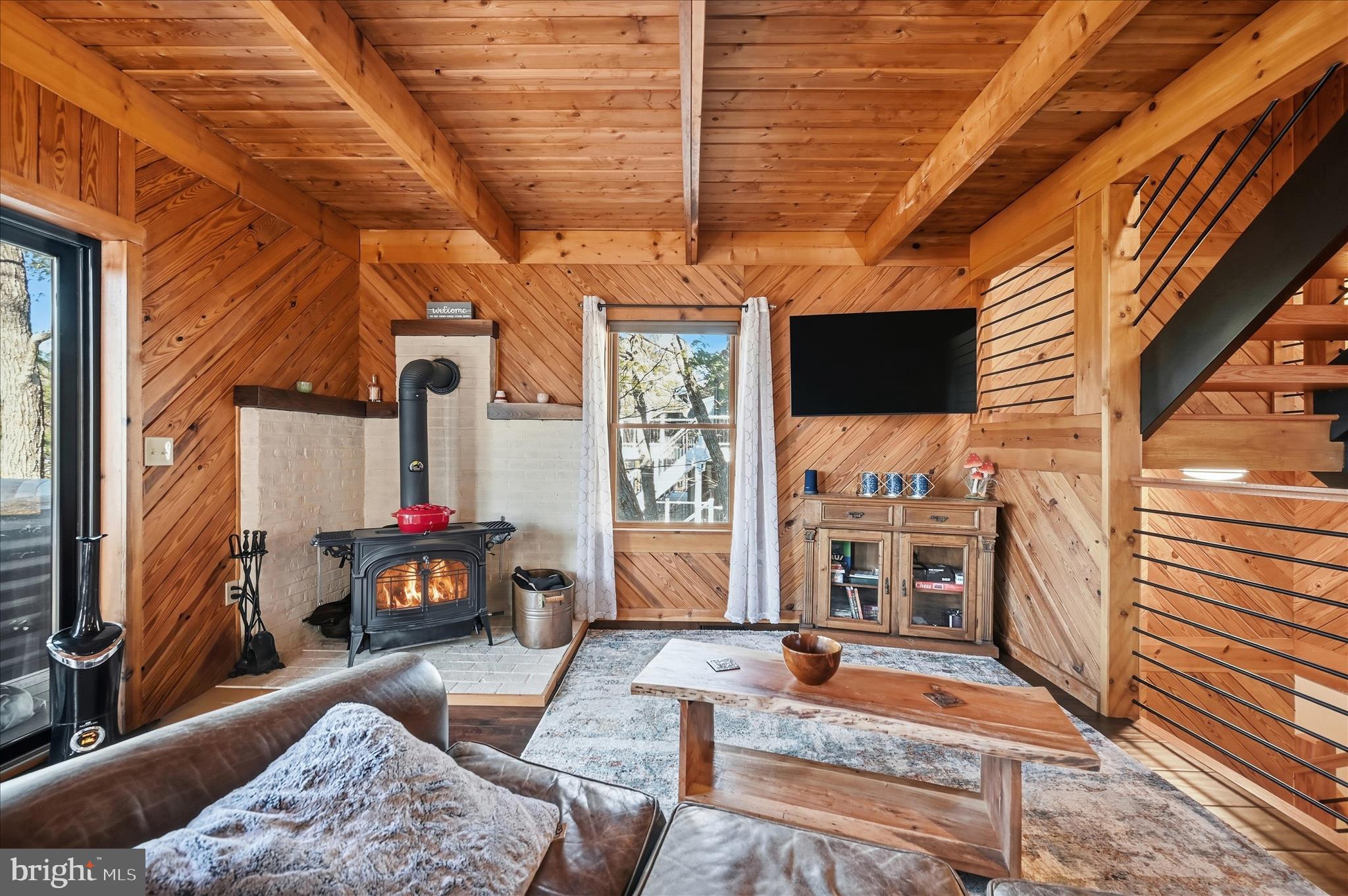 241 Sunset Circle Cross Junction, VA 22625 - Photo 17 of 98 Planked walls & exposed beams