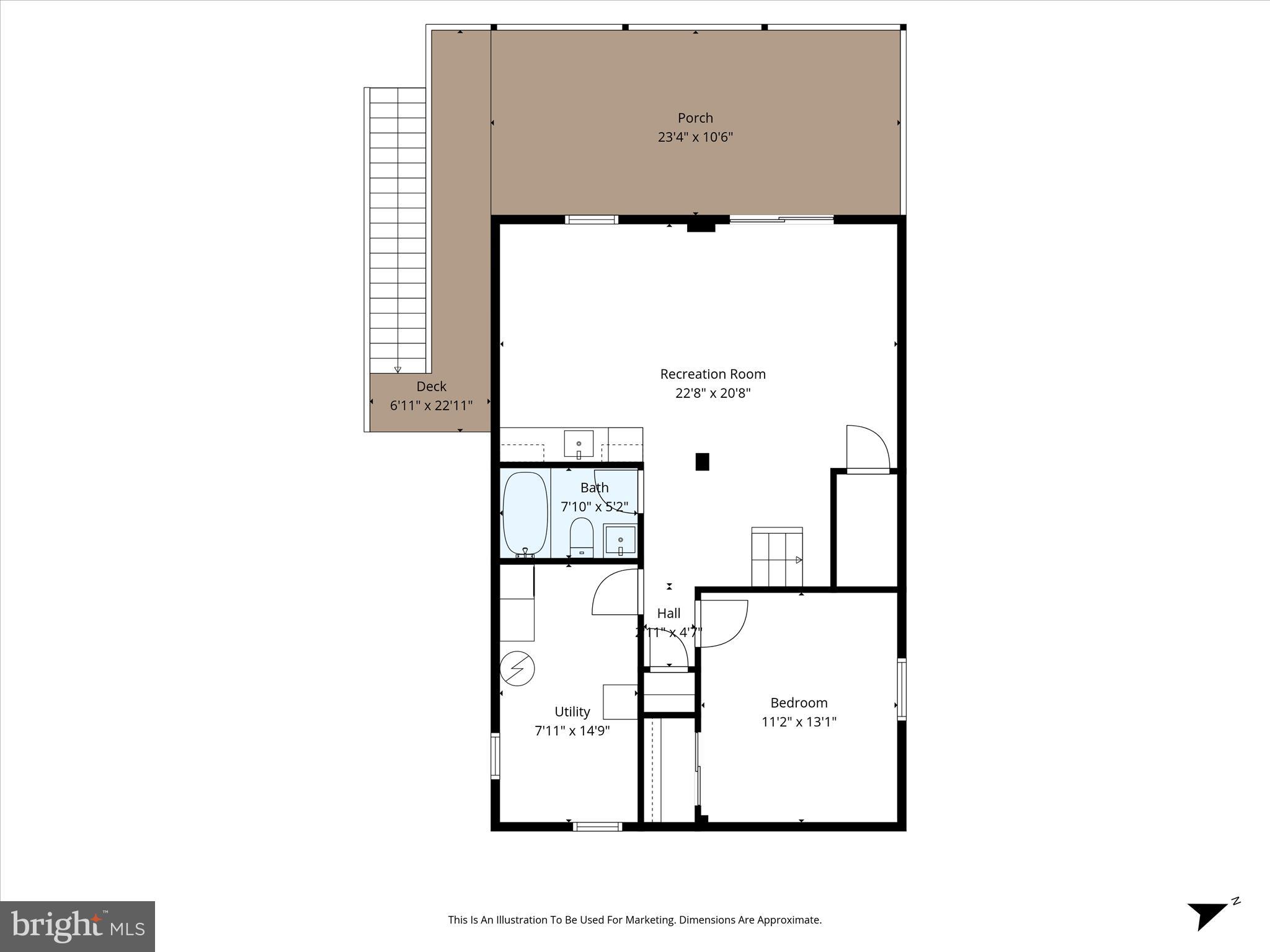 241 Sunset Circle Cross Junction, VA 22625 - Photo 96 of 98 Lower level floorplan